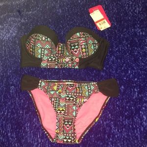 Hula honey two piece bikini